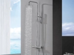 Colonne de douche thermostatique avec douche de tête et douchette à main. Colonne réglable, mitigeur thermostatique pour un contrôle précis de la température, et d’un flexible robuste - GARANTIE 5 ANS - LIVRAISON OFFERTE en 5 à 6 Jours